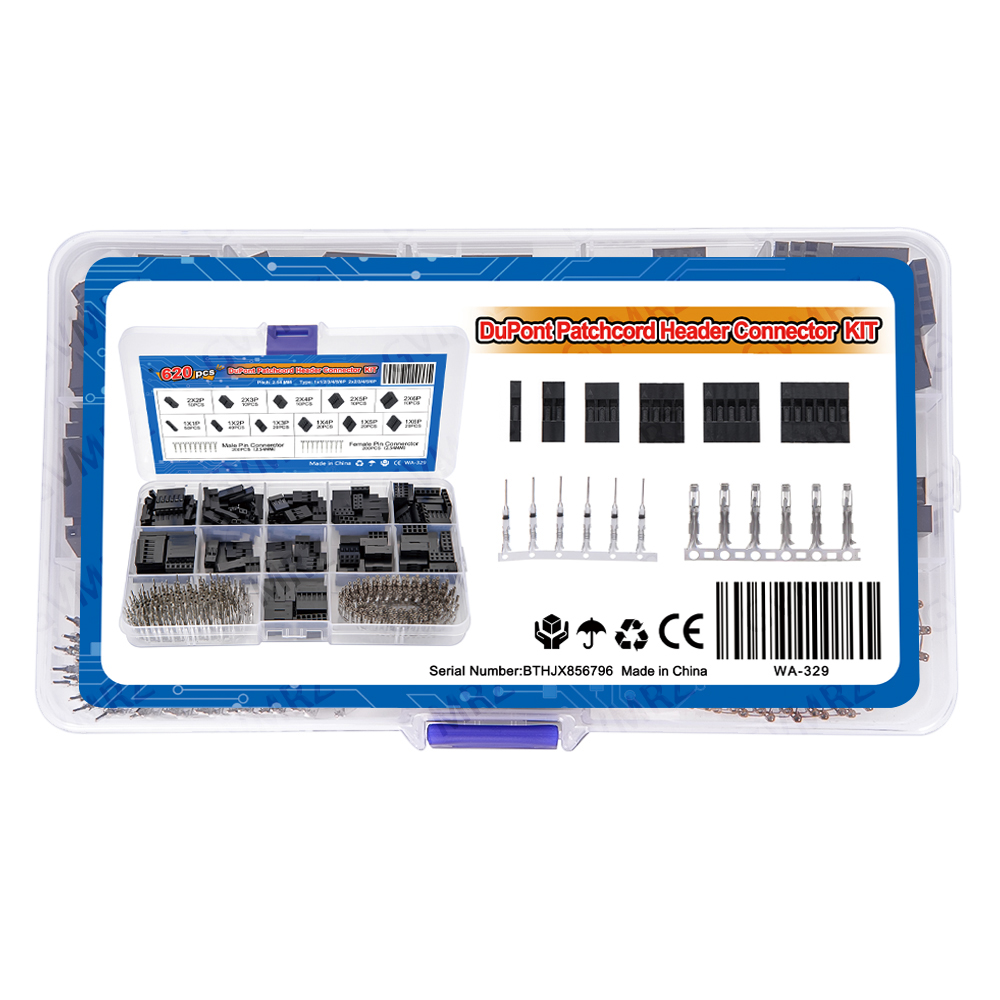 Kit di connettori DuPont da 62 - Diy Electronics Project Kit recensione e prezzo