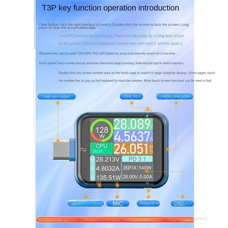 AFOURT-T3P Tester di alimentaz - Logic Analyzer Usb recensione e prezzo