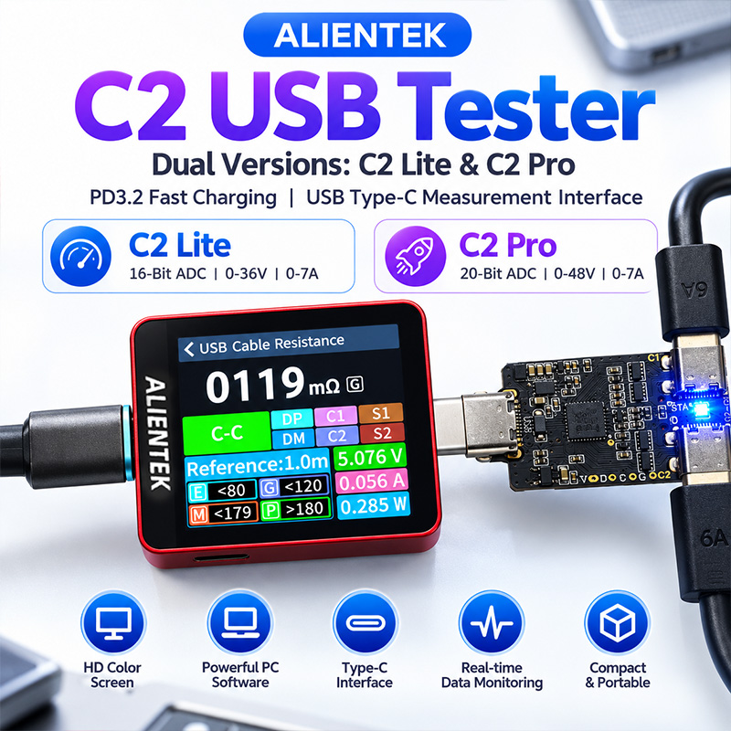 ALIENTEK C2 Tester con Schermo - Logic Analyzer Usb recensione e prezzo