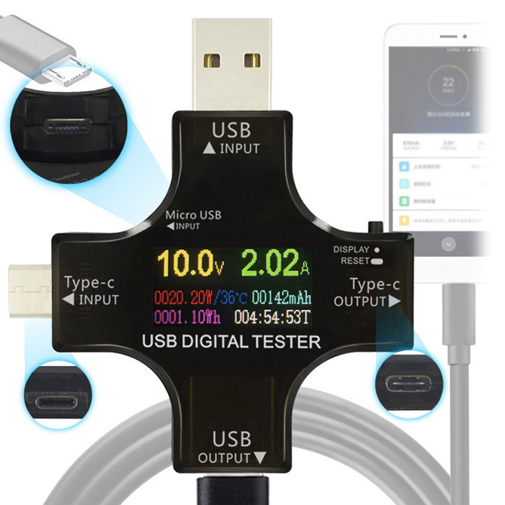 Tester USB Tipo-C PD Voltmetro - Logic Analyzer Usb recensione e prezzo